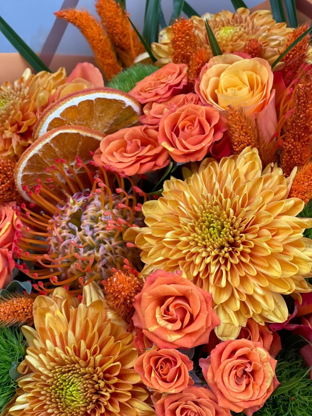 Orange Sliced Bouquet